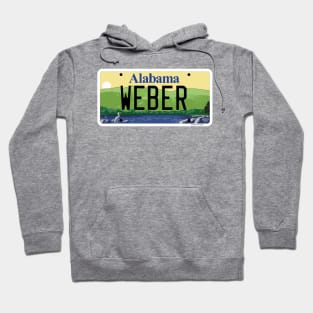 Alabama Weber grill vanity license plate Hoodie